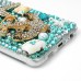 Samsung Galaxy Note 5 - Luxury Handmade Bling Bling 3D Rhinestone Crystal Protective Hard Clear Phone Cover Case - Golden Anchors